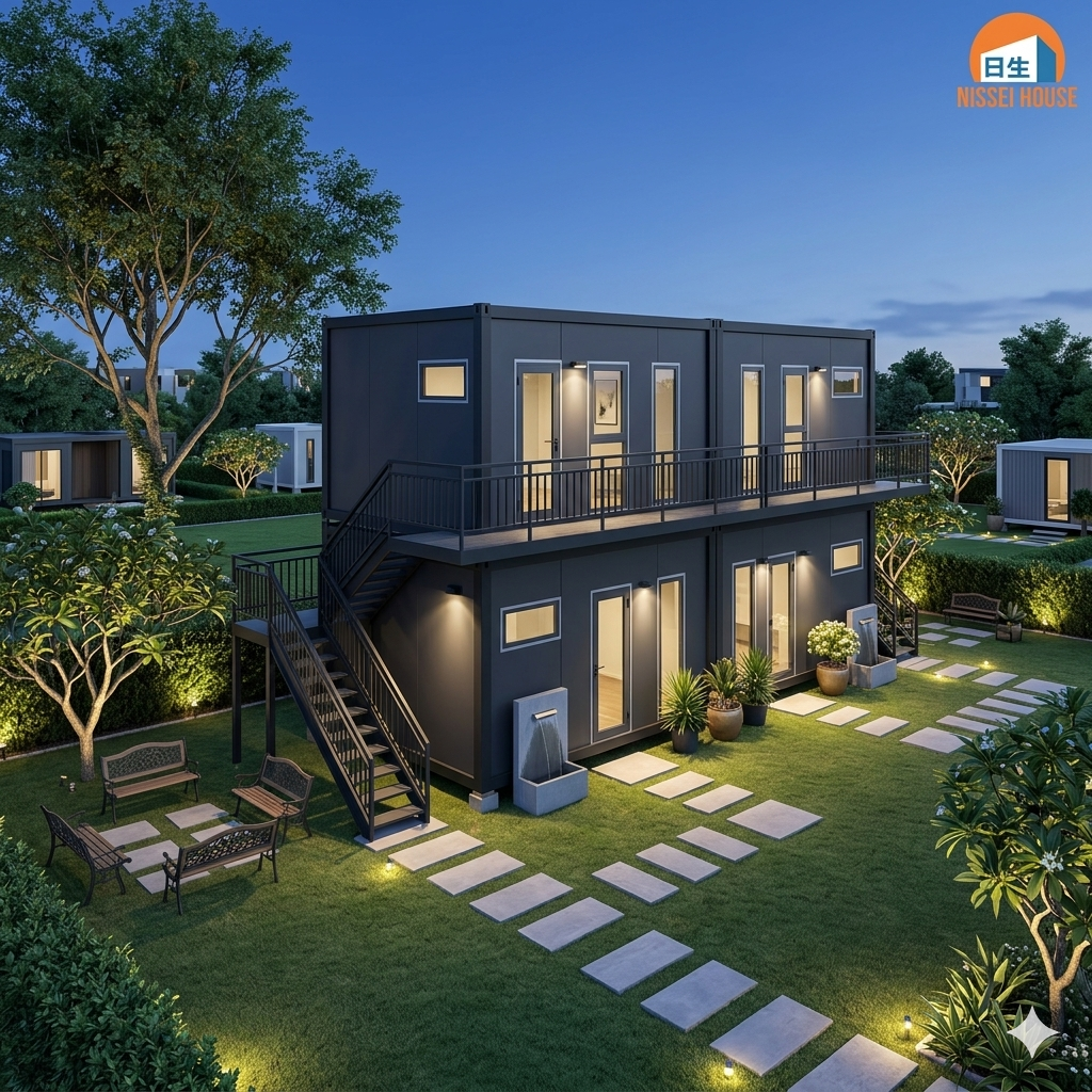 Nhà Module Lắp Ghép Nissei Thi Công Nhanh Cho Văn Phòng Công Trình